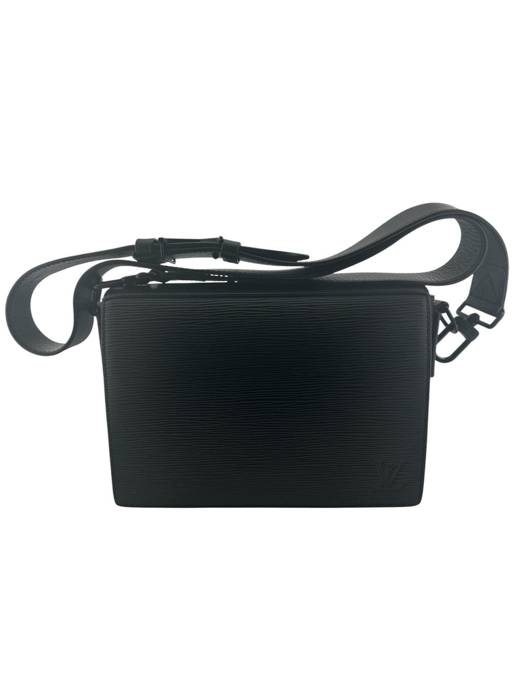 Louis Vuitton Black Epi Leather Messenger Bag